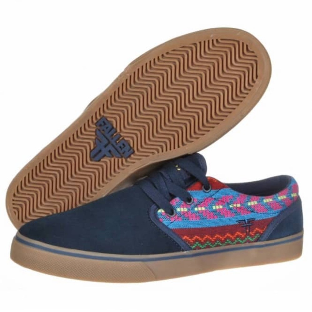 Fallen The Easy Skate Shoes - Midnight Blue/Navajo US Size 8| Back to School